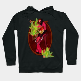 Hazbin Hotel Alastor Portrait Hoodie